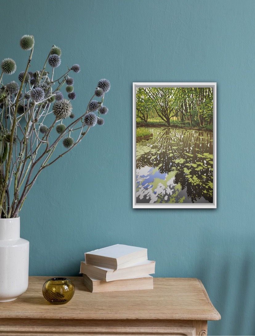 Summer Woodland Pond by Alexandra Buckle - Secondary Image