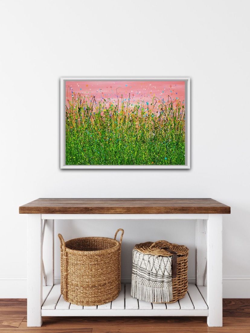 Flamingo Sky Meadows #3 by Lucy Moore - Secondary Image