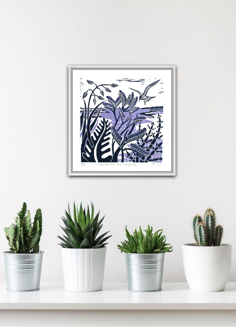 Sea Lavender & Samphire by Kate Heiss - Secondary Image
