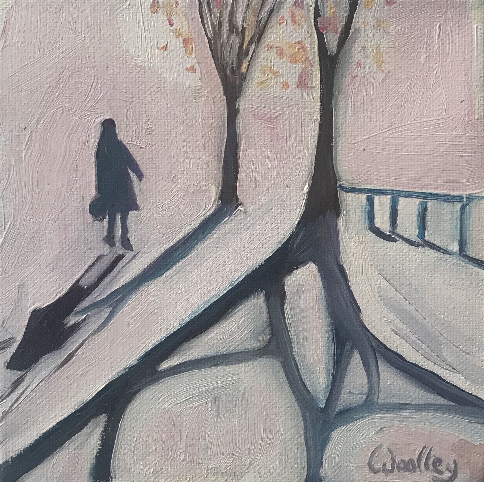 Winter Shadows 16 by Eleanor Woolley
