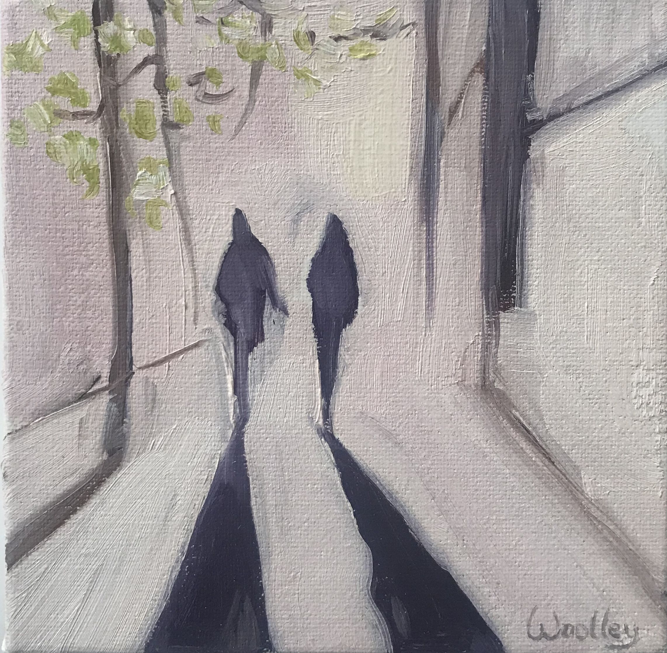 Winter Shadows 17 by Eleanor Woolley