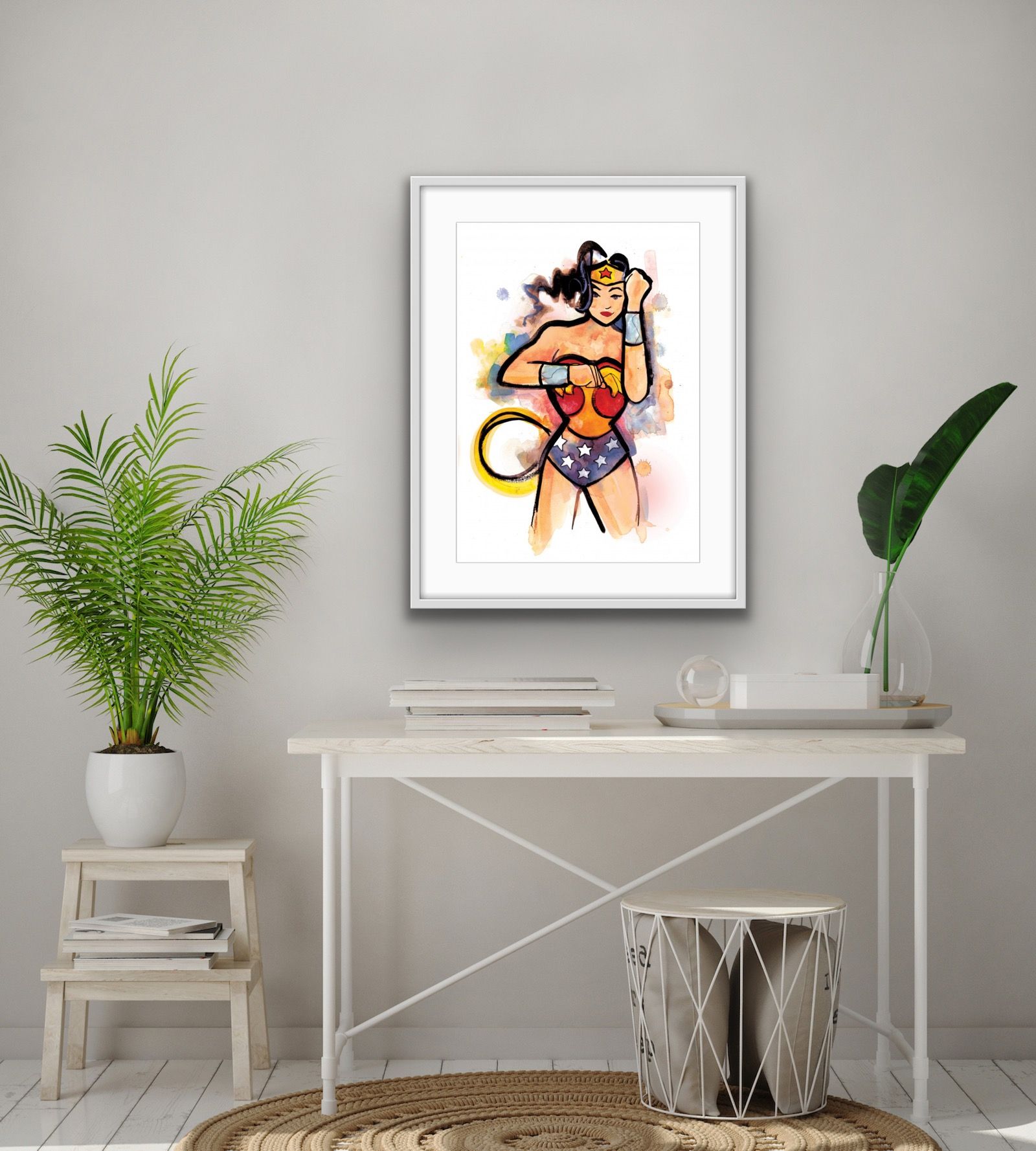 Wonder Woman, Silkscreen Print by Gavin Dobson - Secondary Image