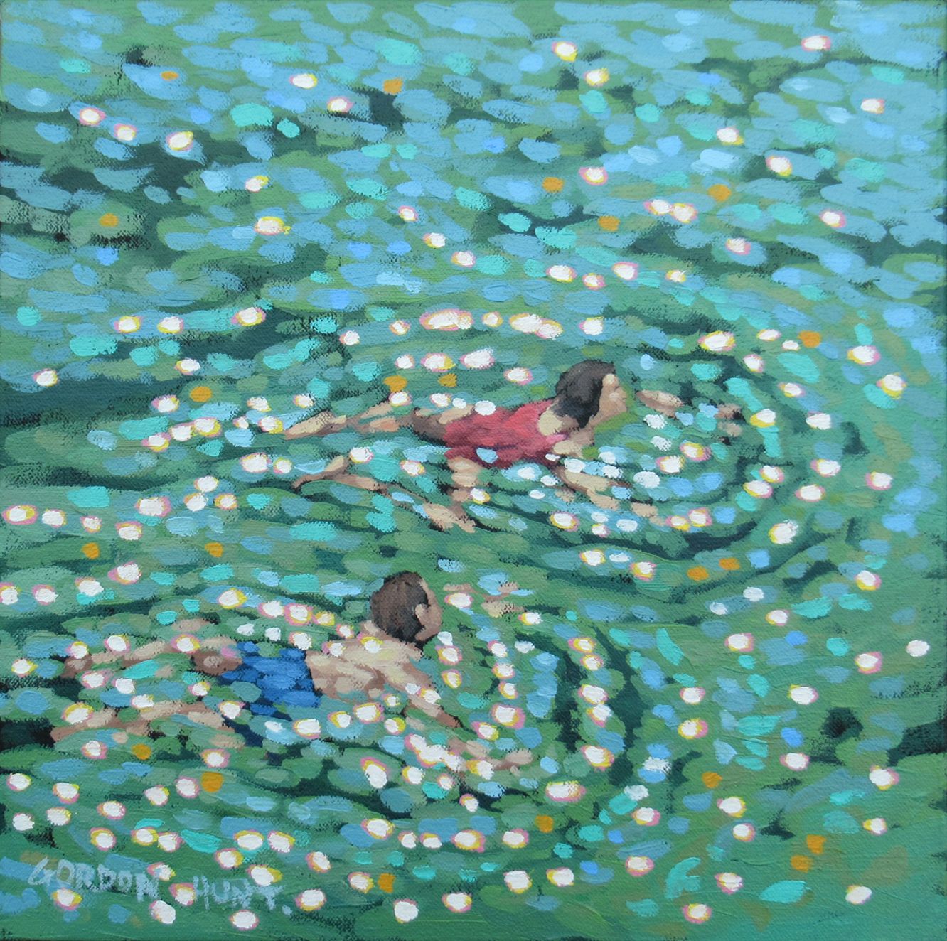 In the swim by Gordon Hunt