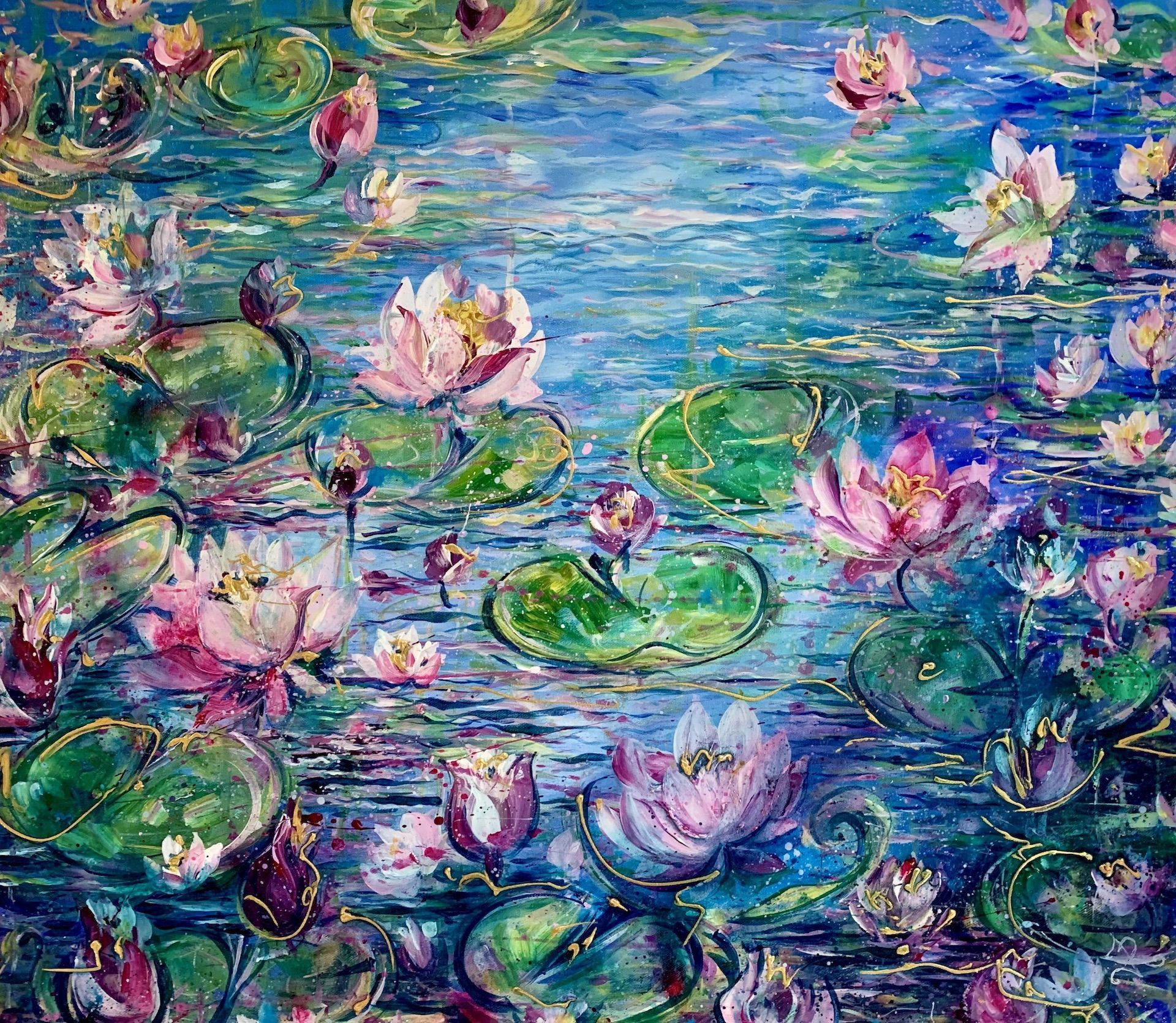 Water Lilies by Jan Rogers