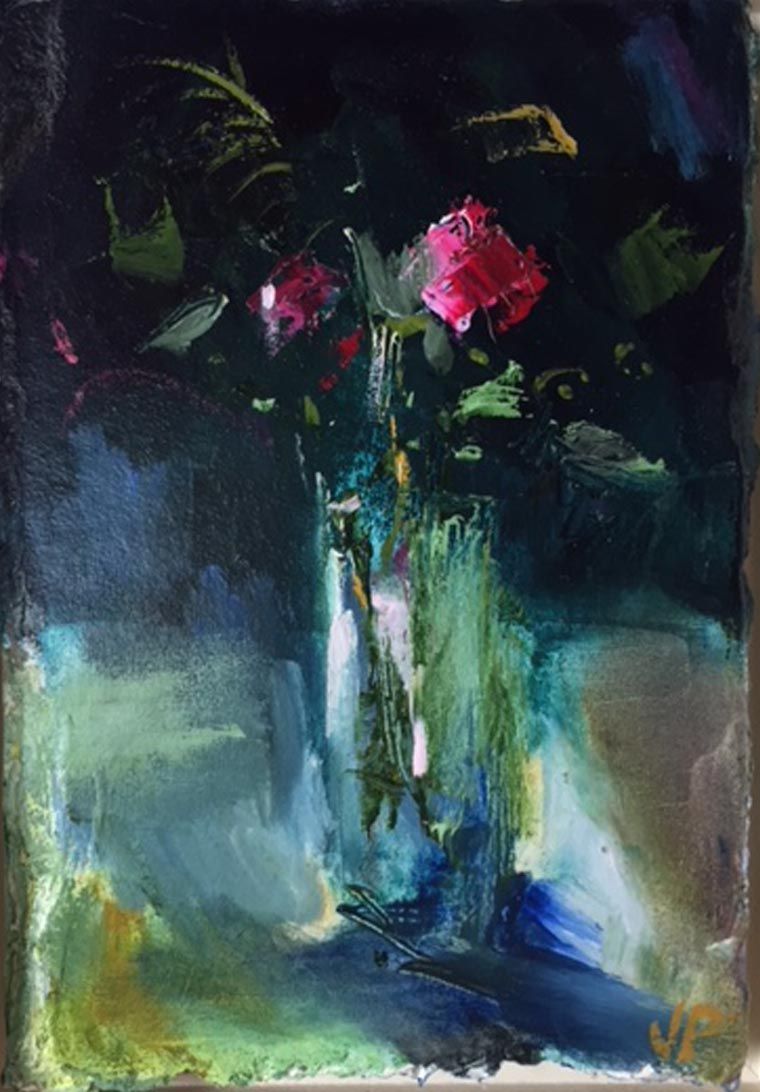 Pink Rose VI for sale, flowers by Jemma Powell