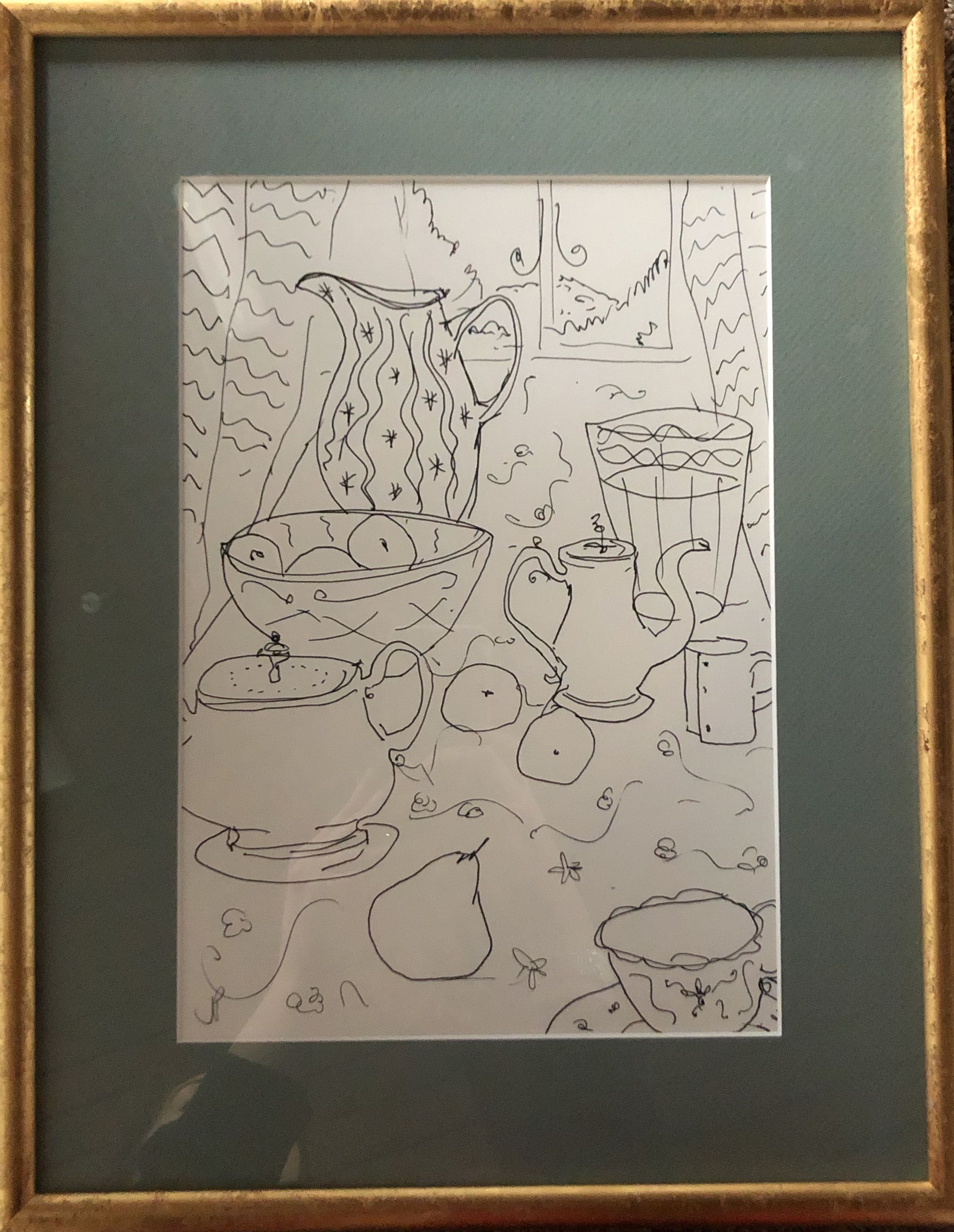 Still Life with Jug, Original Drawing by Jemma Powell - Secondary Image
