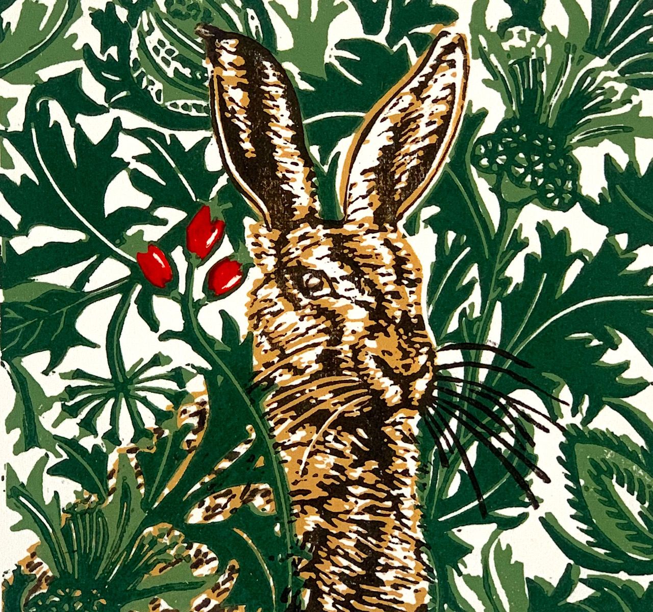 Winter Hare by Jennifer Jokhoo