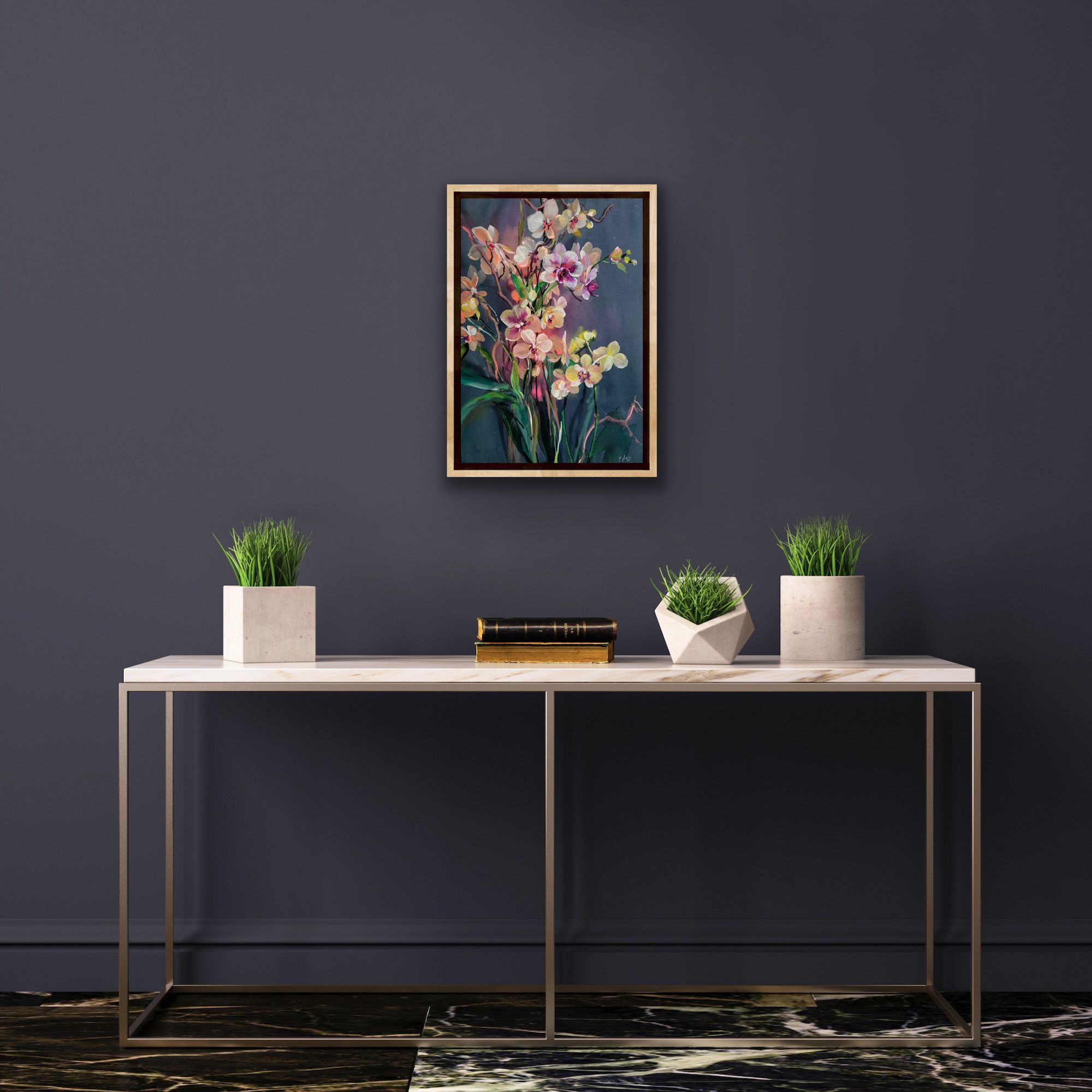 Orchid Scene by Jo Haran - Secondary Image