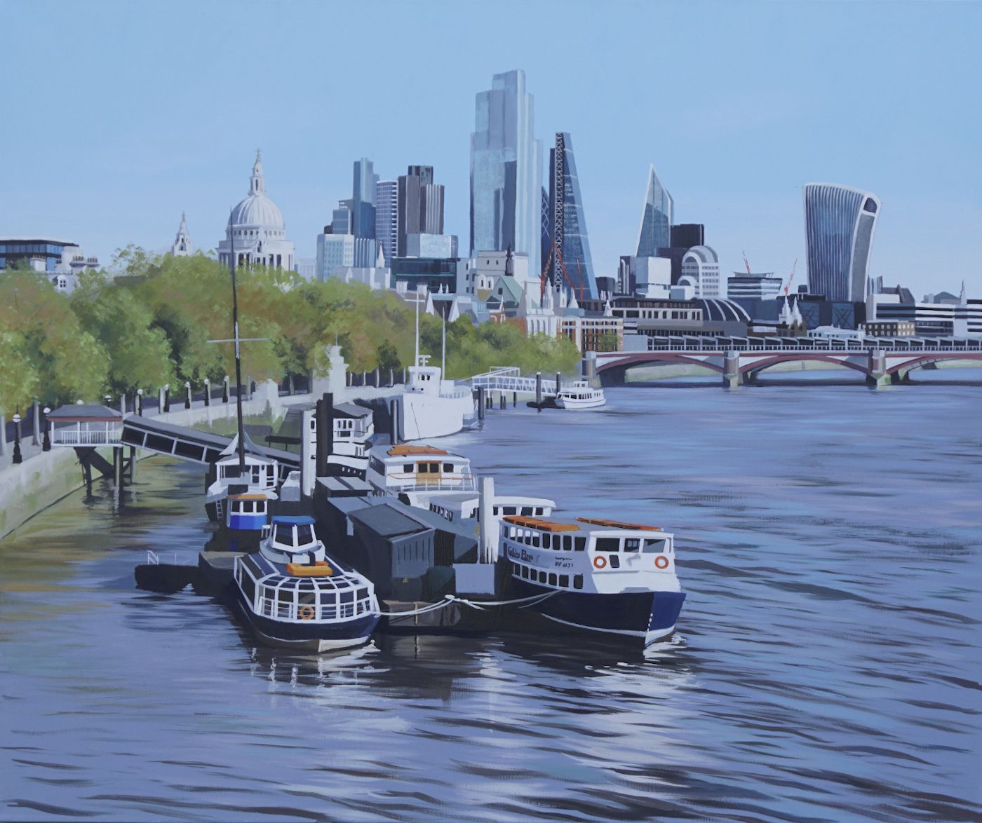 The City From Waterloo Bridge by Jo Quigley
