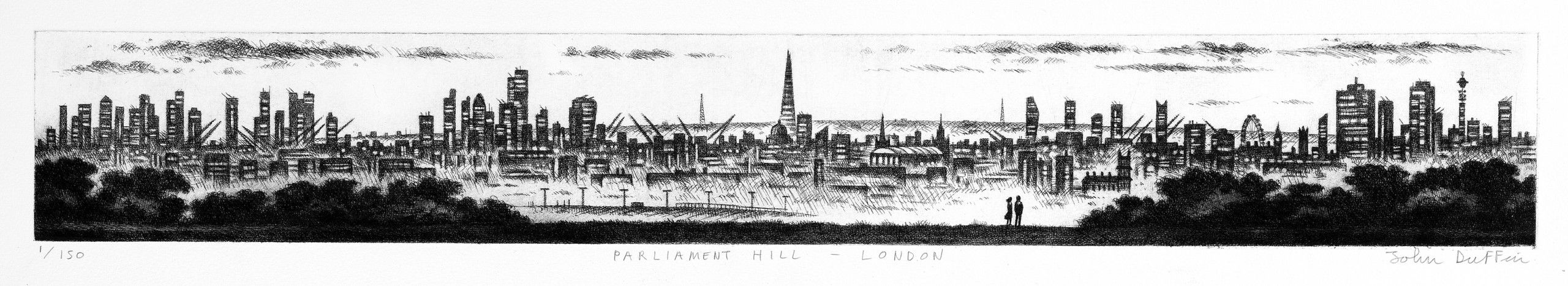 Parliament Hill - London by John Duffin
