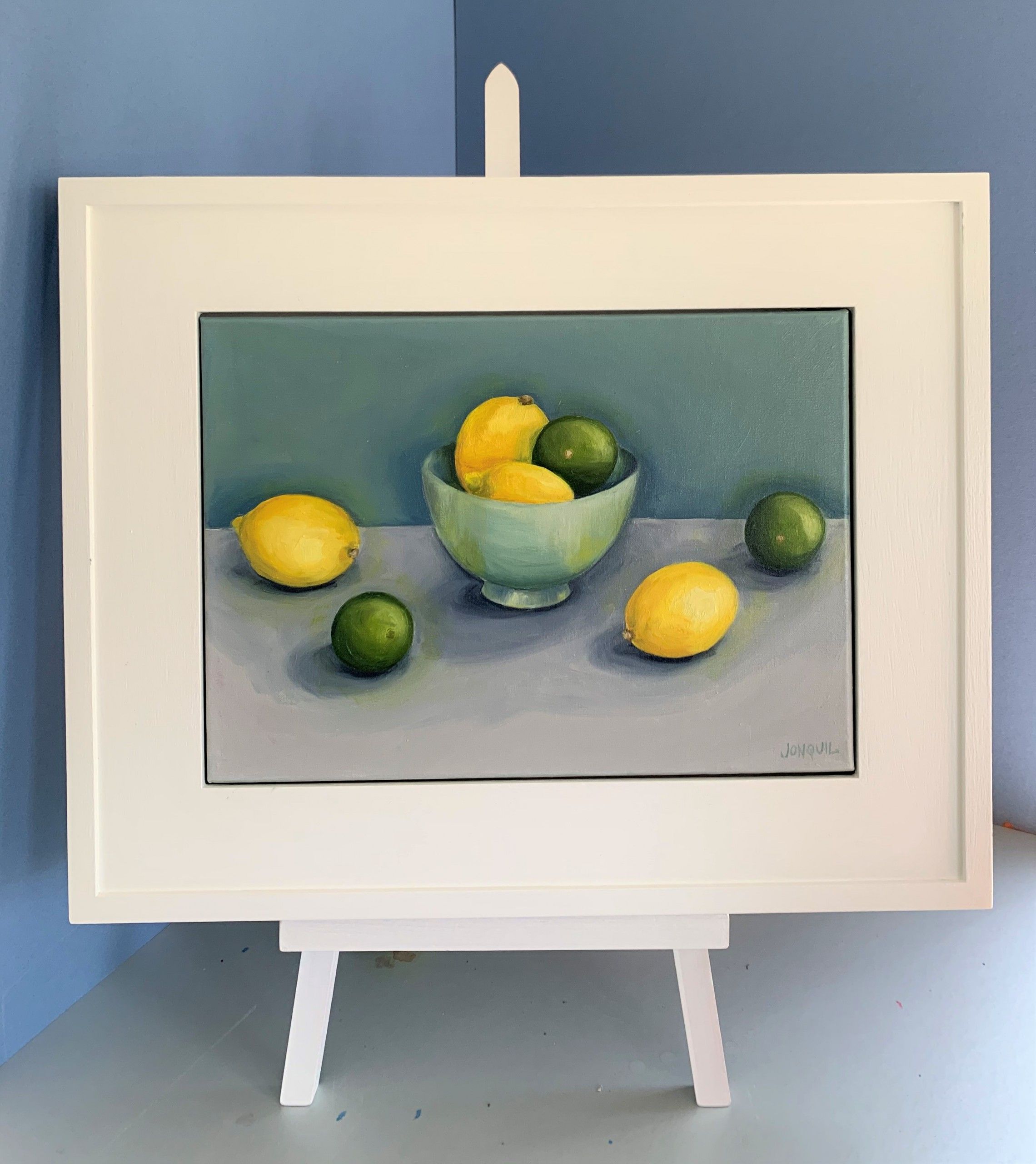 Lemons and Limes with Bowl by Jonquil Williamson
