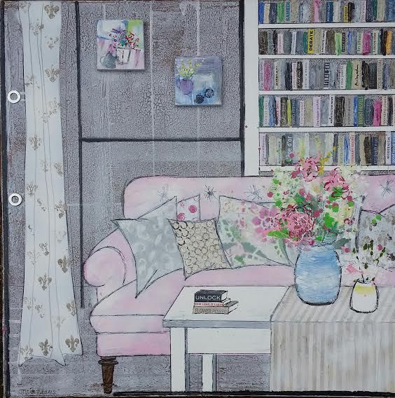 Interior Spaces - Flower Power by Julia Adams