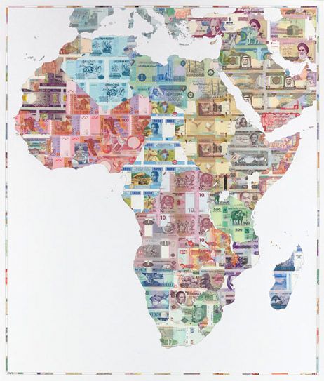 Money Map of Africa by Justine Smith