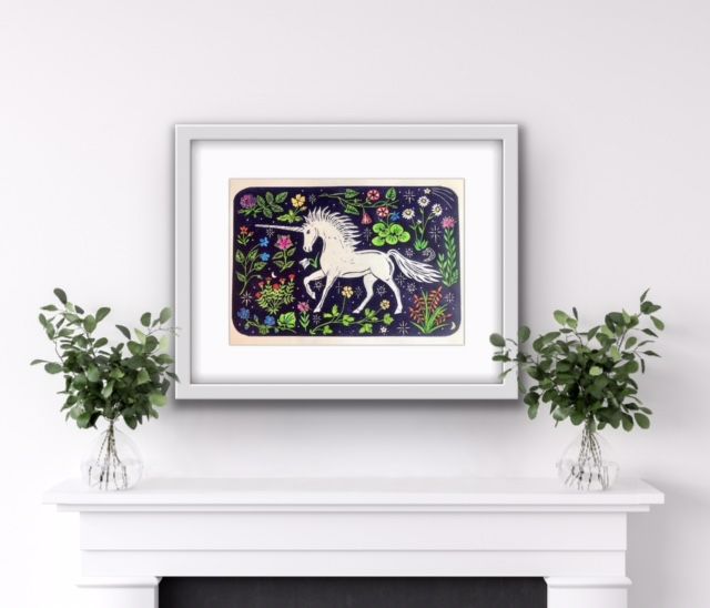 Millefleurs Unicorn by Kate Willows - Secondary Image