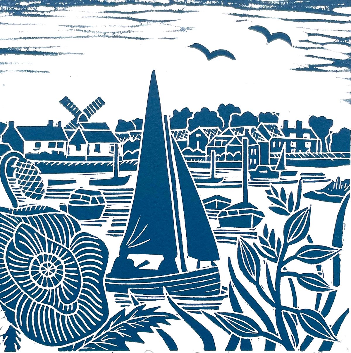 Burnham Overy Staithe by Kate Heiss