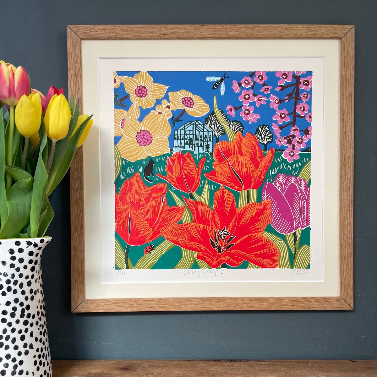 Spring Tulips by Kate Heiss - Secondary Image