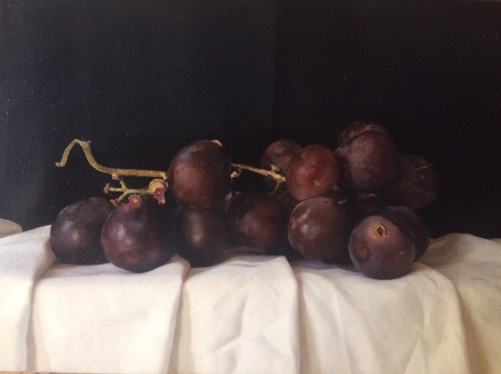 Large Grapes by Kate Verrion