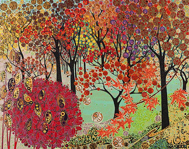 Autumnal Arboretum by Katie Allen