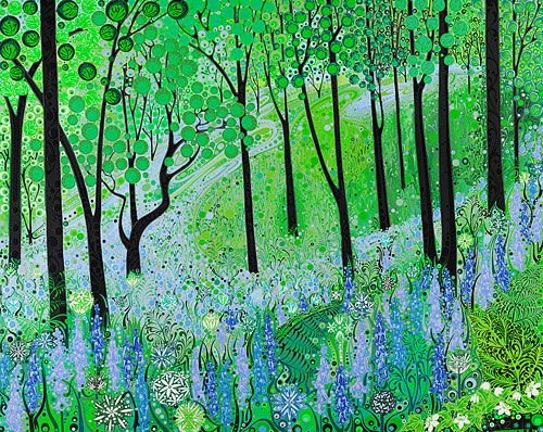 Bluebell Woodland by Katie Allen