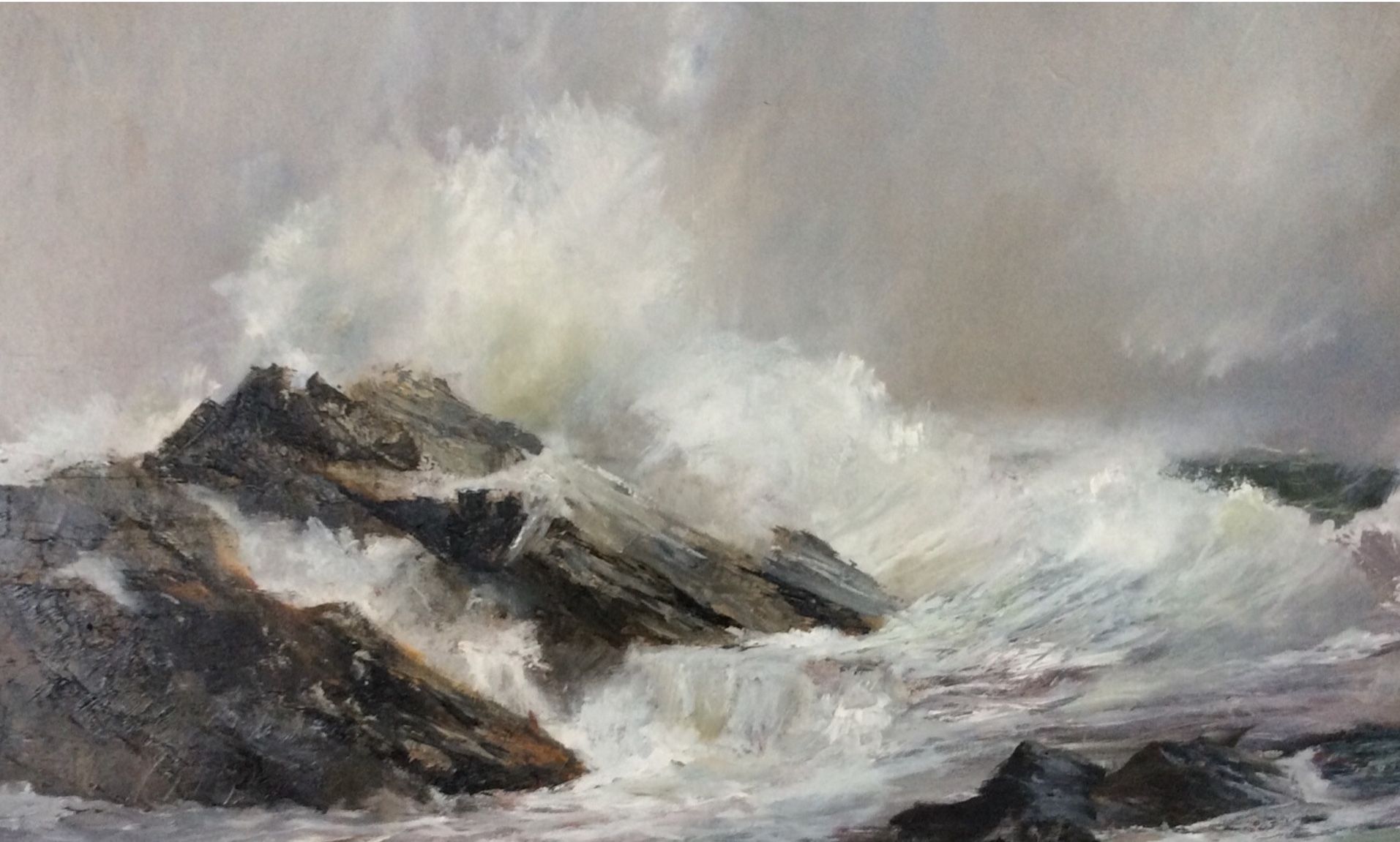 Hebridean Wave Surge by Kim Pragnell