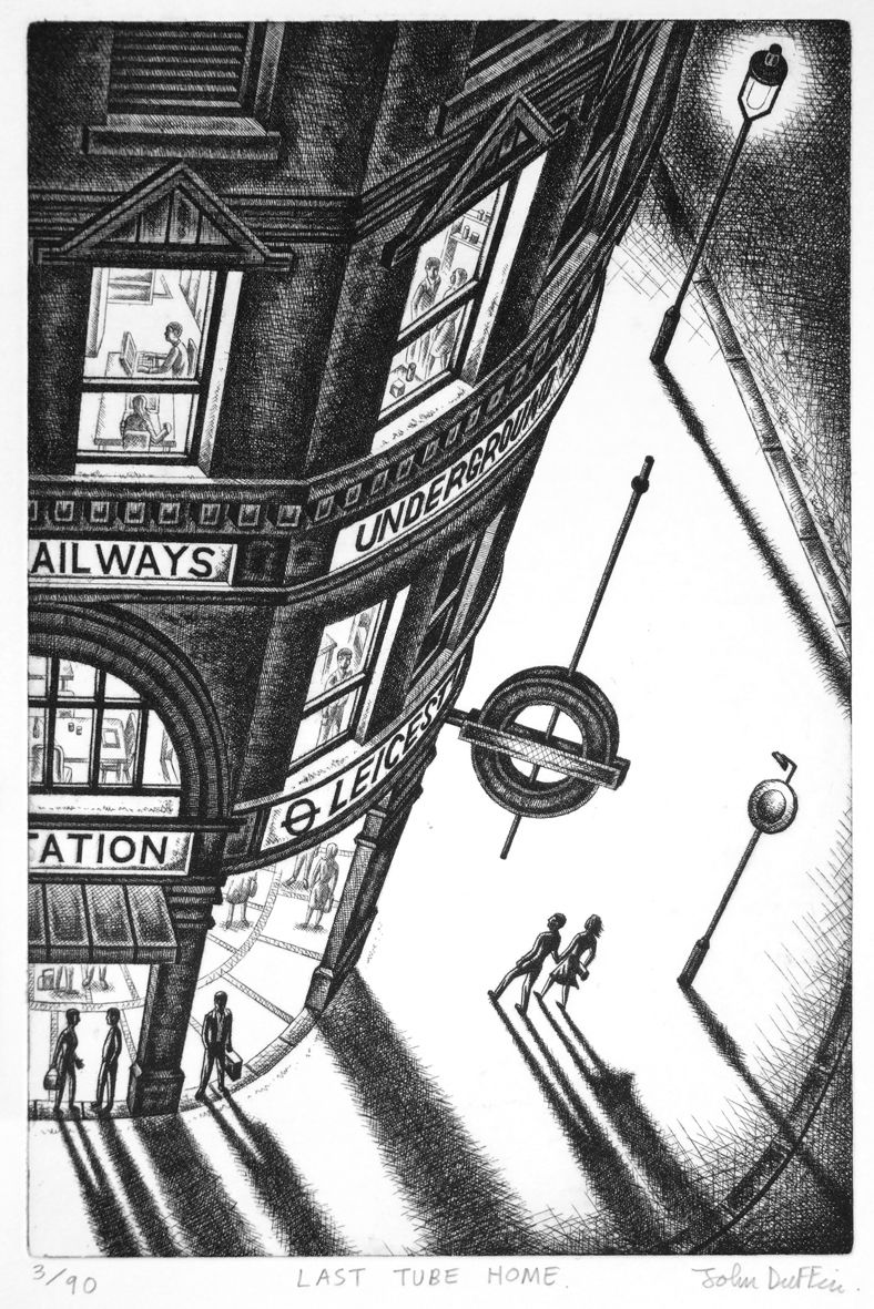 Last Tube Home by John Duffin