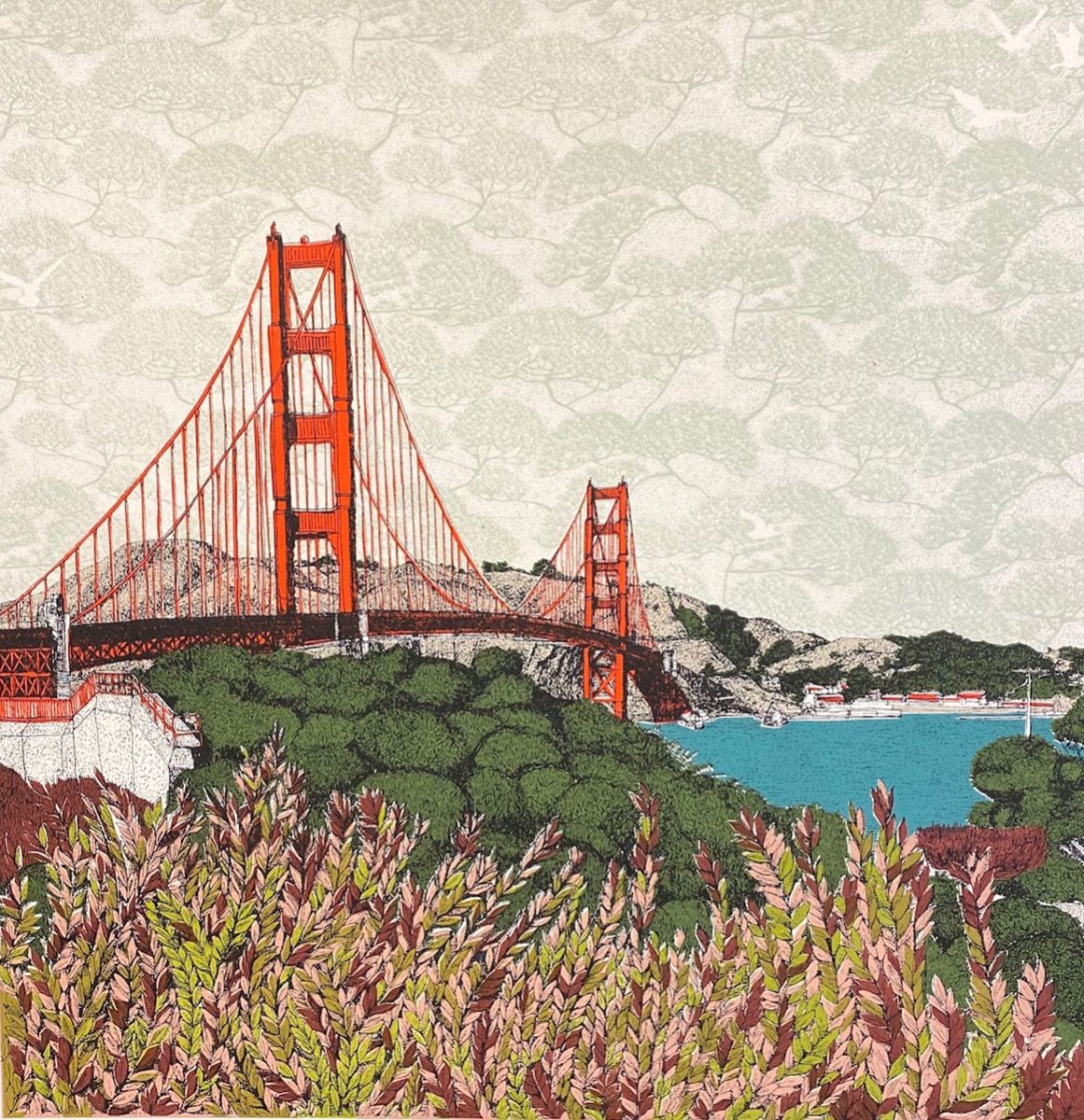 Leafing San Francisco Bay by Clare Halifax