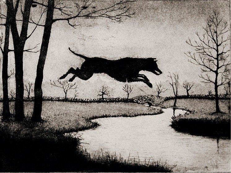Leaping Hound by Tim Southall