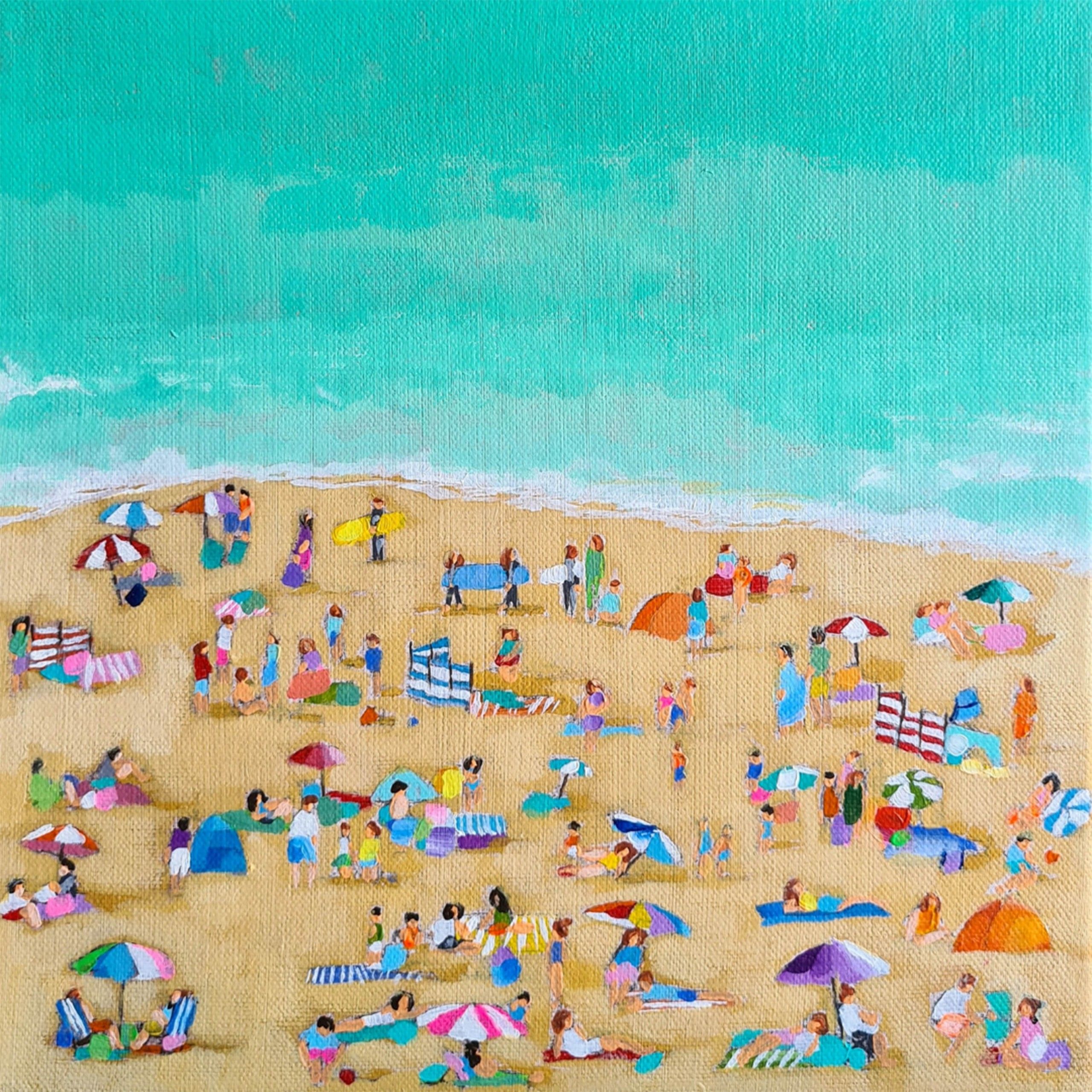 Mini Windbreak Beach by Lenny Cornforth