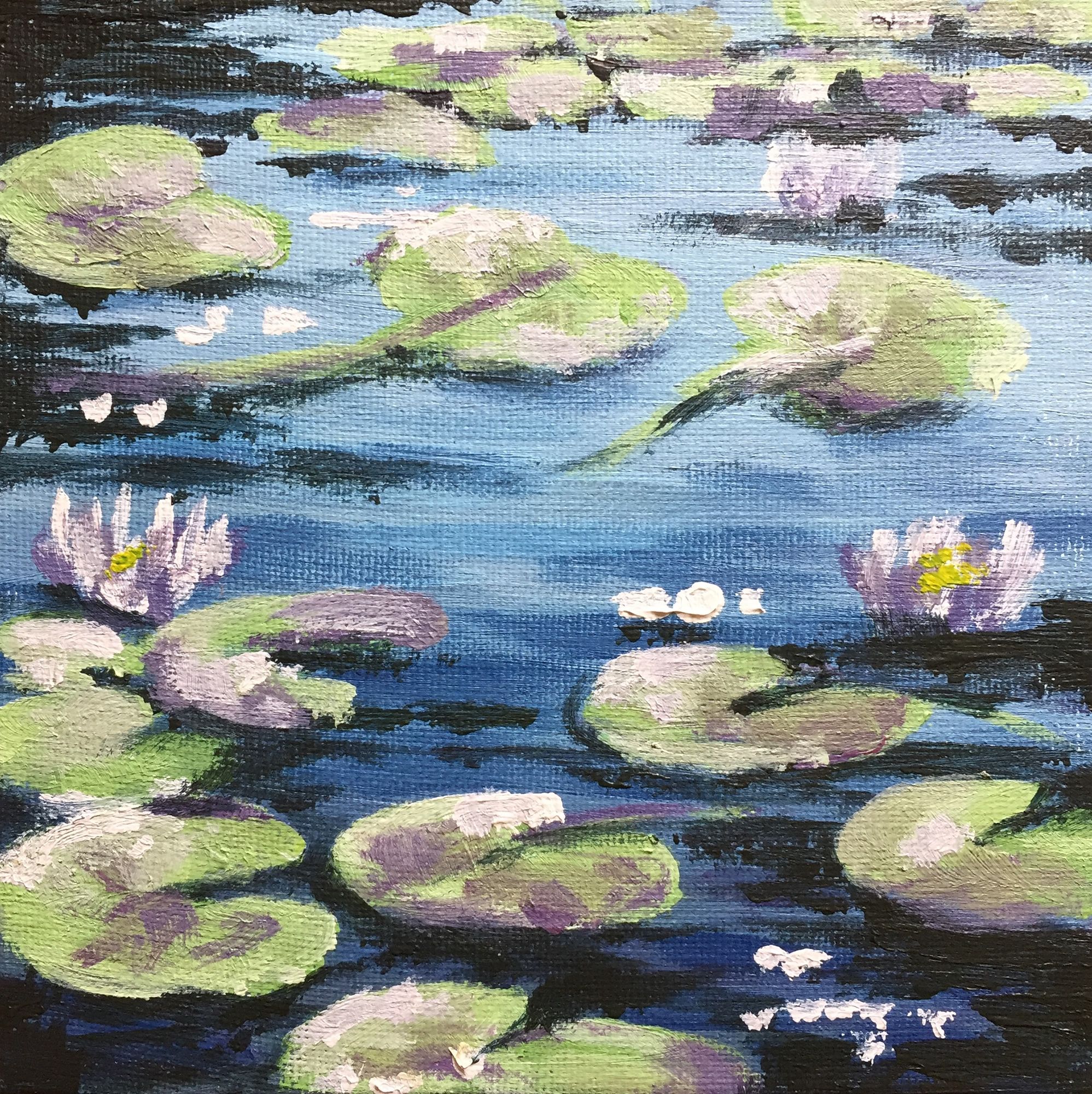 Lily Pond Study 1 by Alexandra Buckle