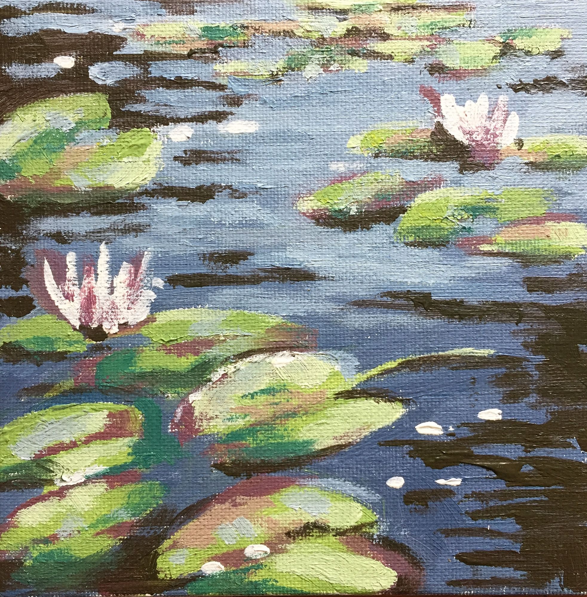 Lily Pond Study 2 by Alexandra Buckle