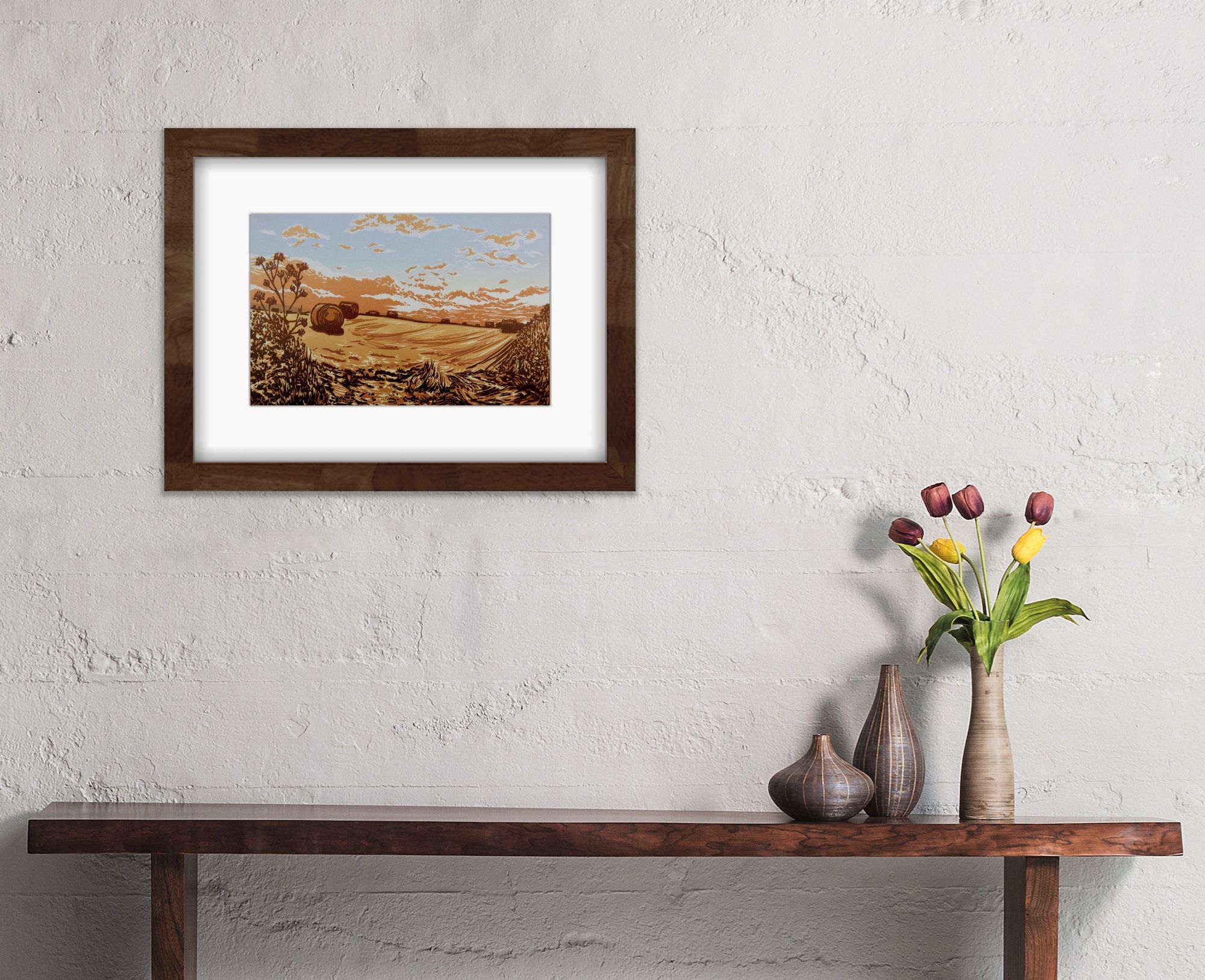 Hayrolls and Hills by Lisa Benson - Secondary Image