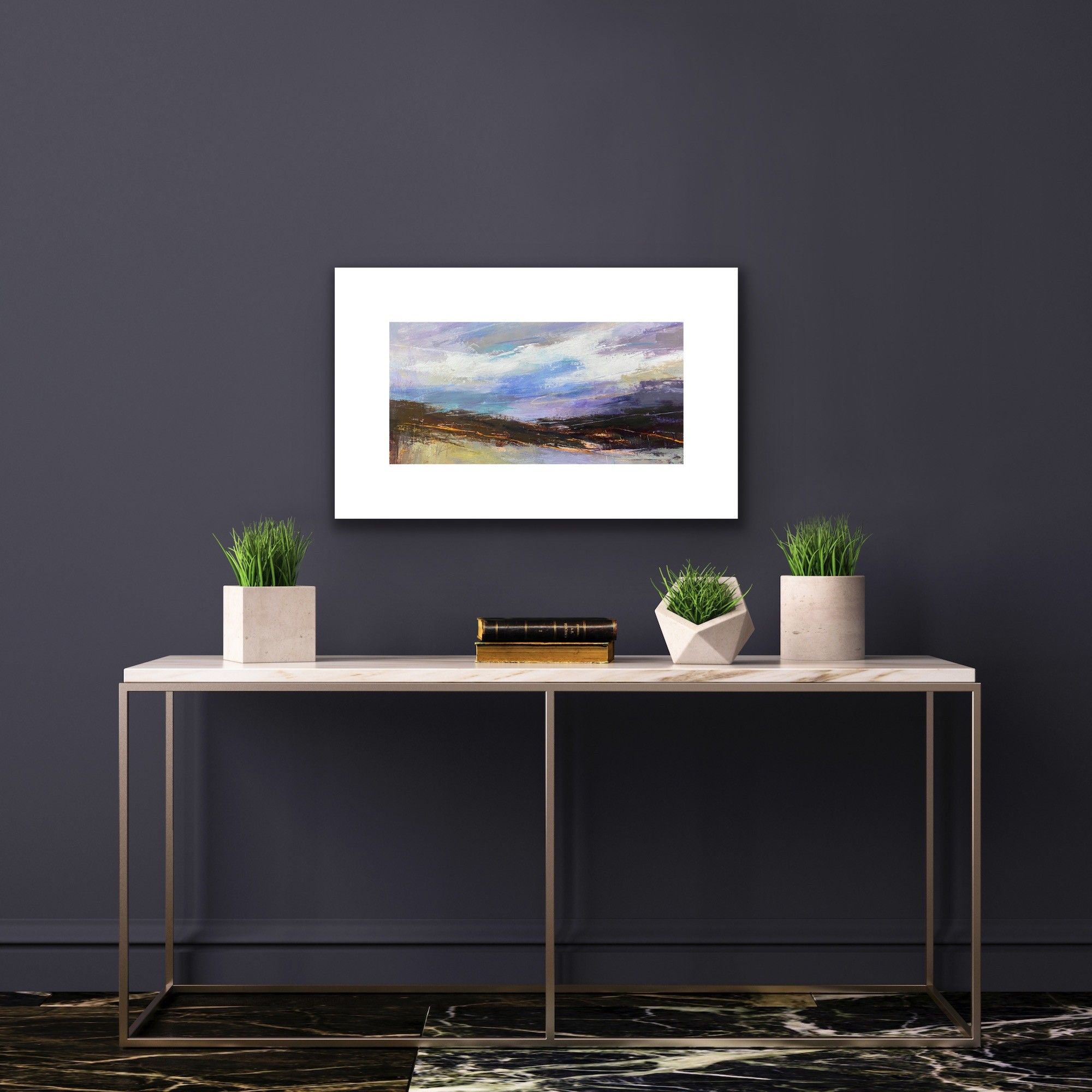 Purple Moorland Panorama by Luisa Holden - Secondary Image
