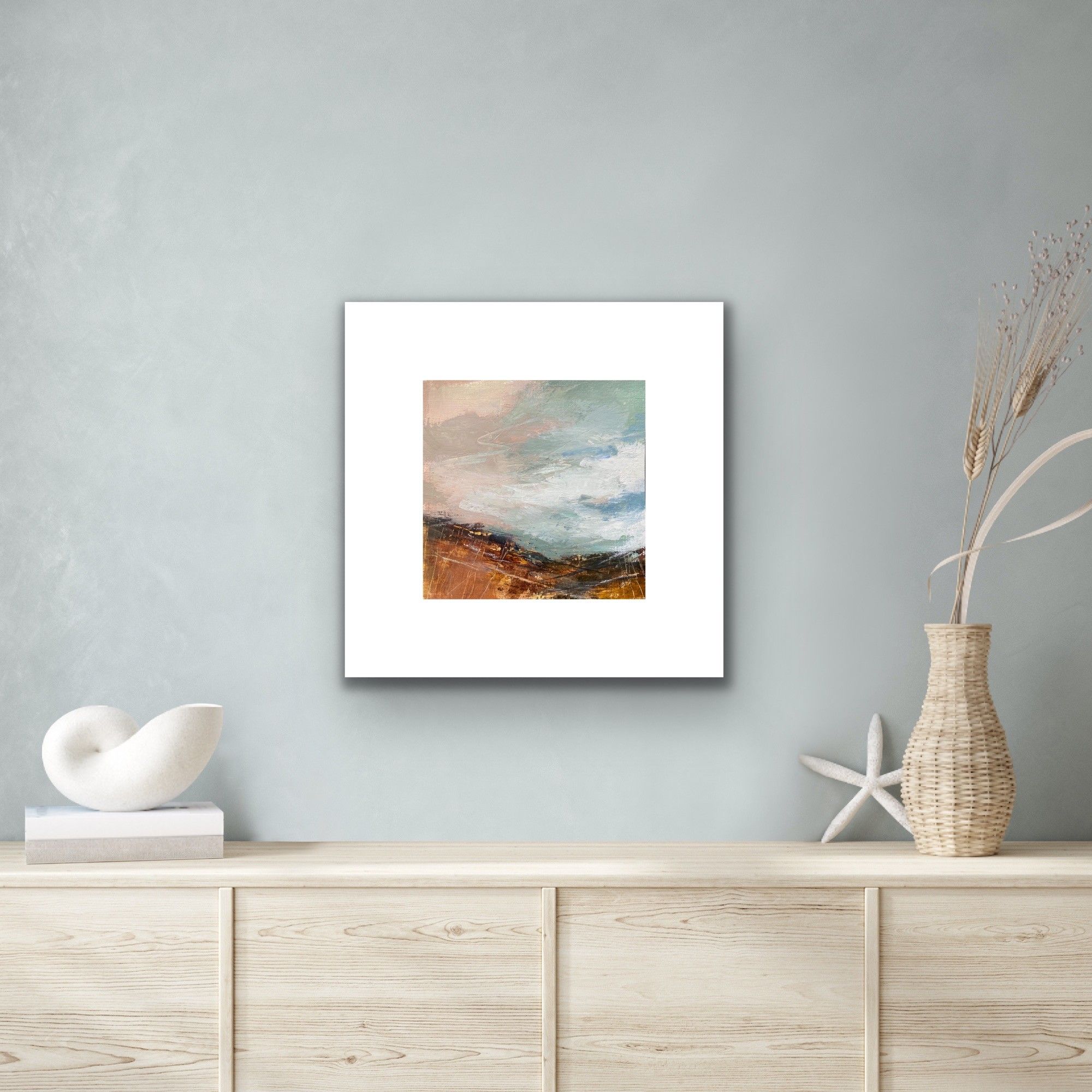 Windswept Moorland with Pink by Luisa Holden - Secondary Image