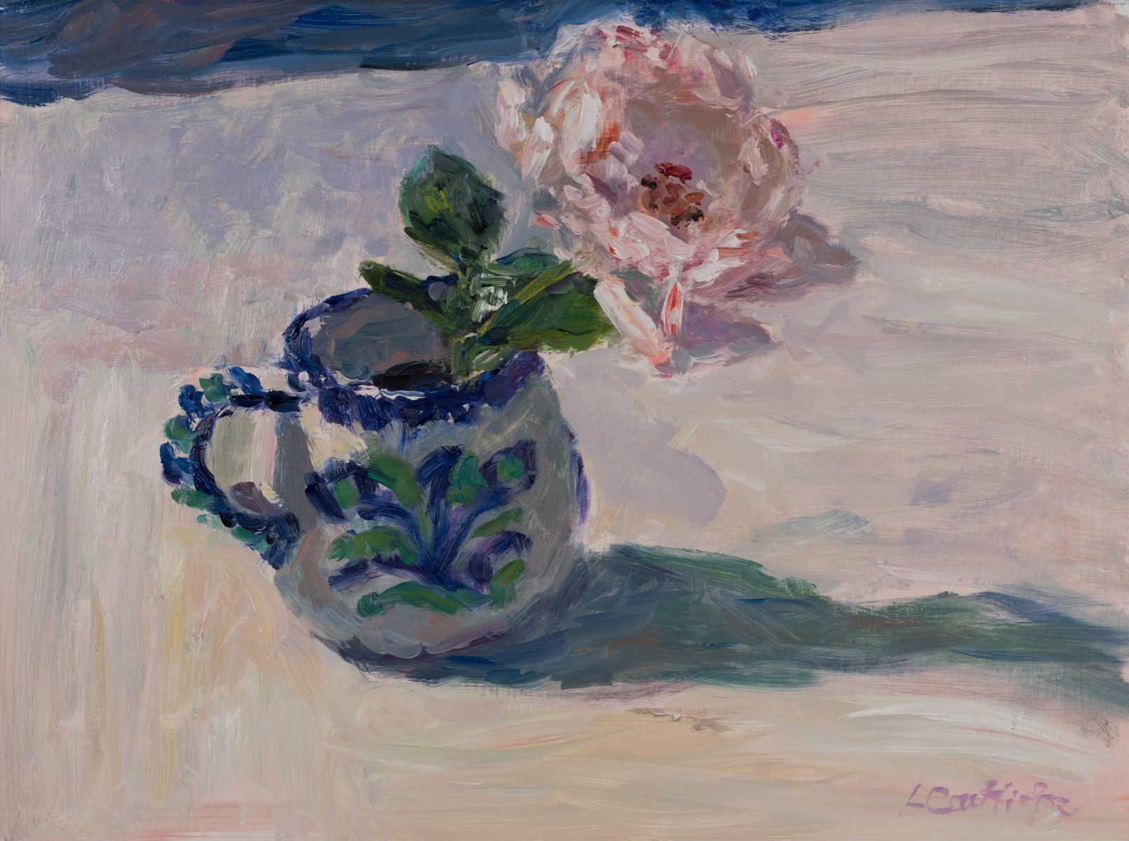 Rose in a Greek Mug by Lynne Cartlidge - Secondary Image