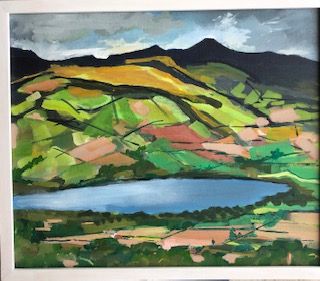 Brecon mountains & Llangarron lake by Maggie LaPorte-Banks