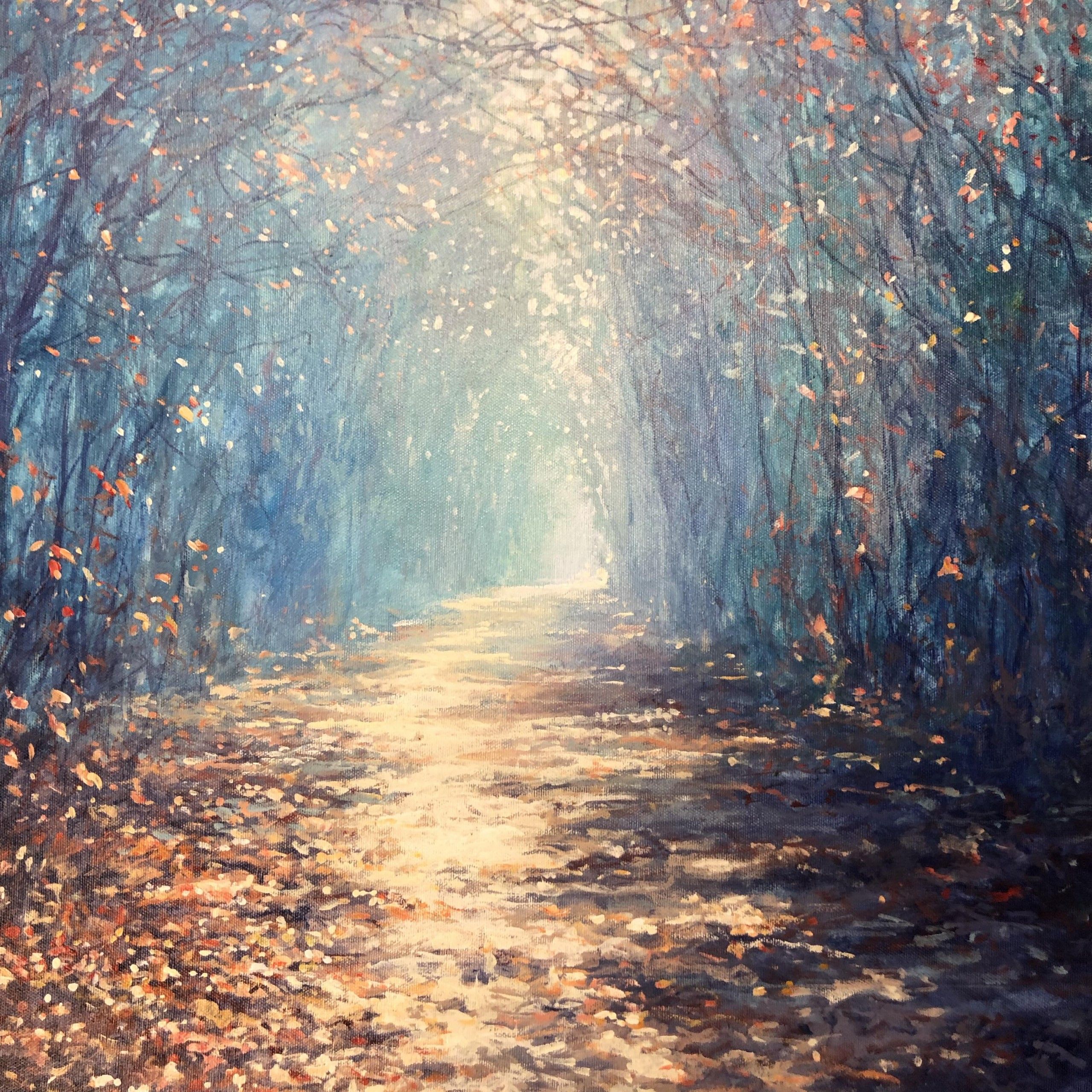 Enchanted Forest in Blue by Mariusz Kaldowski
