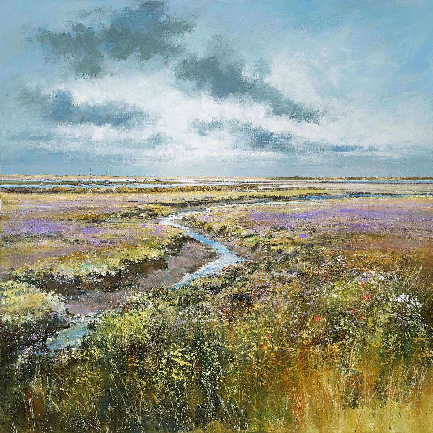 Marsh Lavender by Michael Sanders