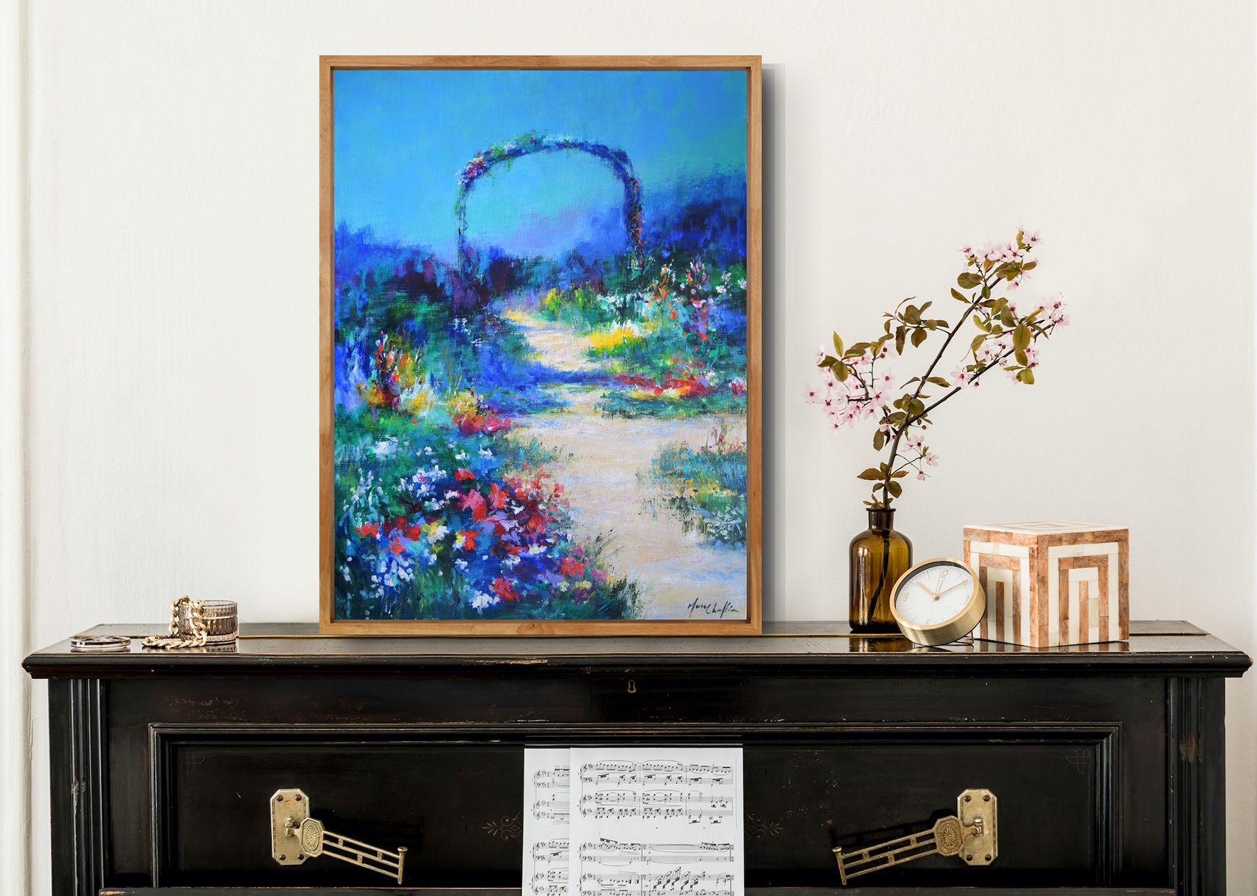 Full sun in Claude Monet's garden by Mary Chaplin - Secondary Image