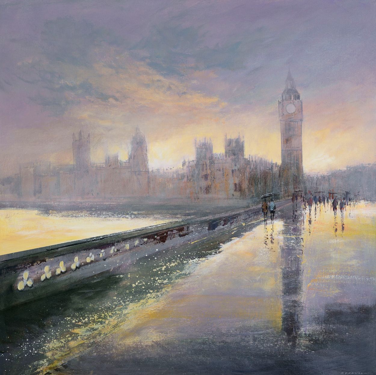 London After Rain by Michael Sanders