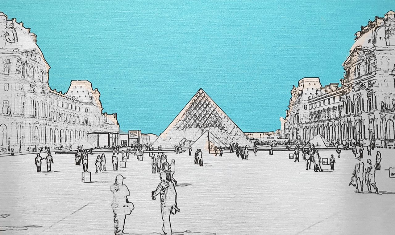 The Louvre by Michael Wallner