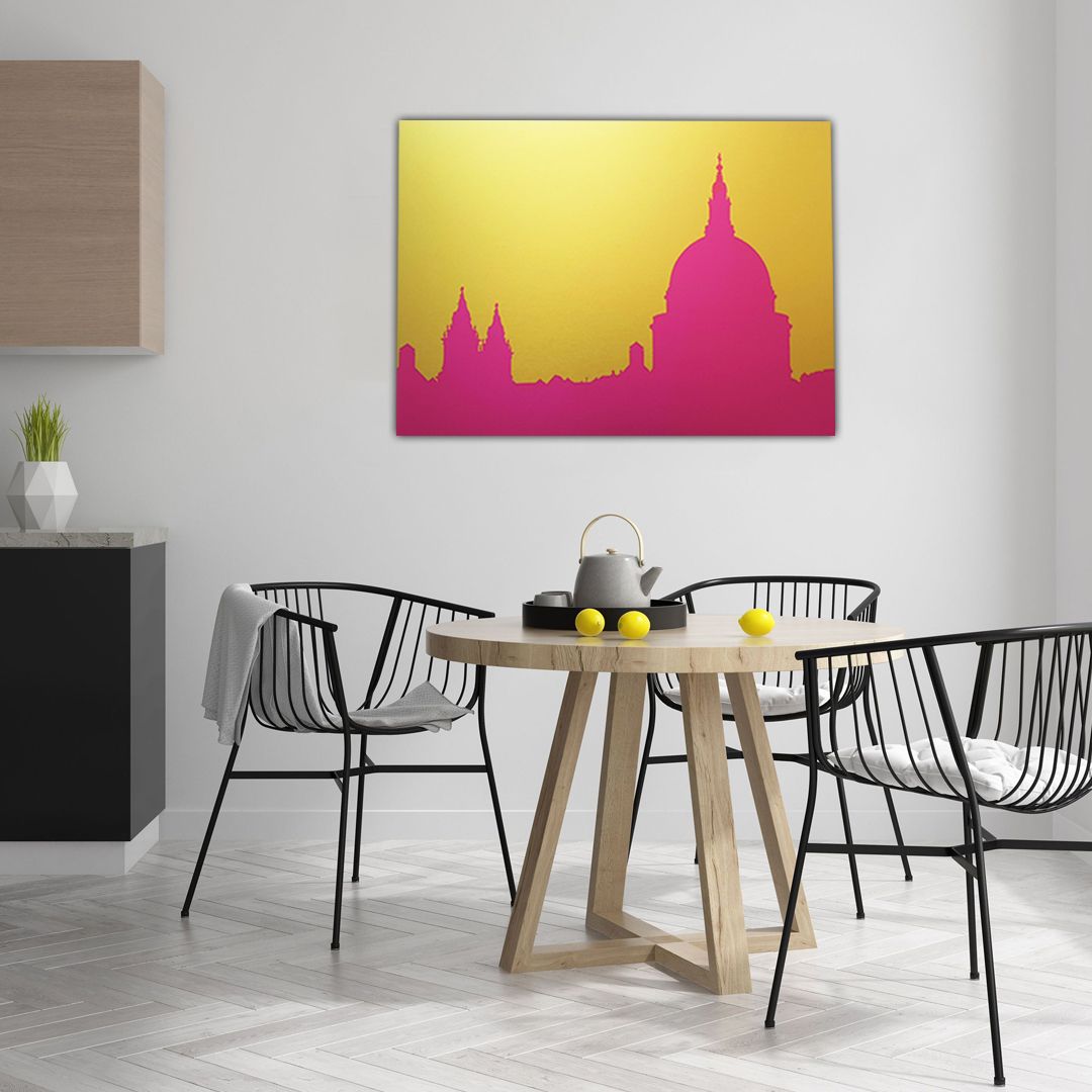 St Pauls, Pop Art Pink by Michael Wallner - Secondary Image