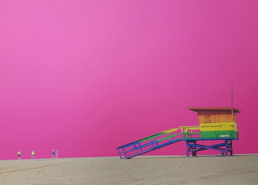 Venice Beach Lifeguard Hut by Michael Wallner