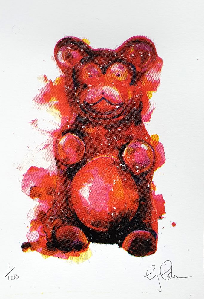 Mini gummy bear, Art Print by Gavin Dobson, Wychwood Art