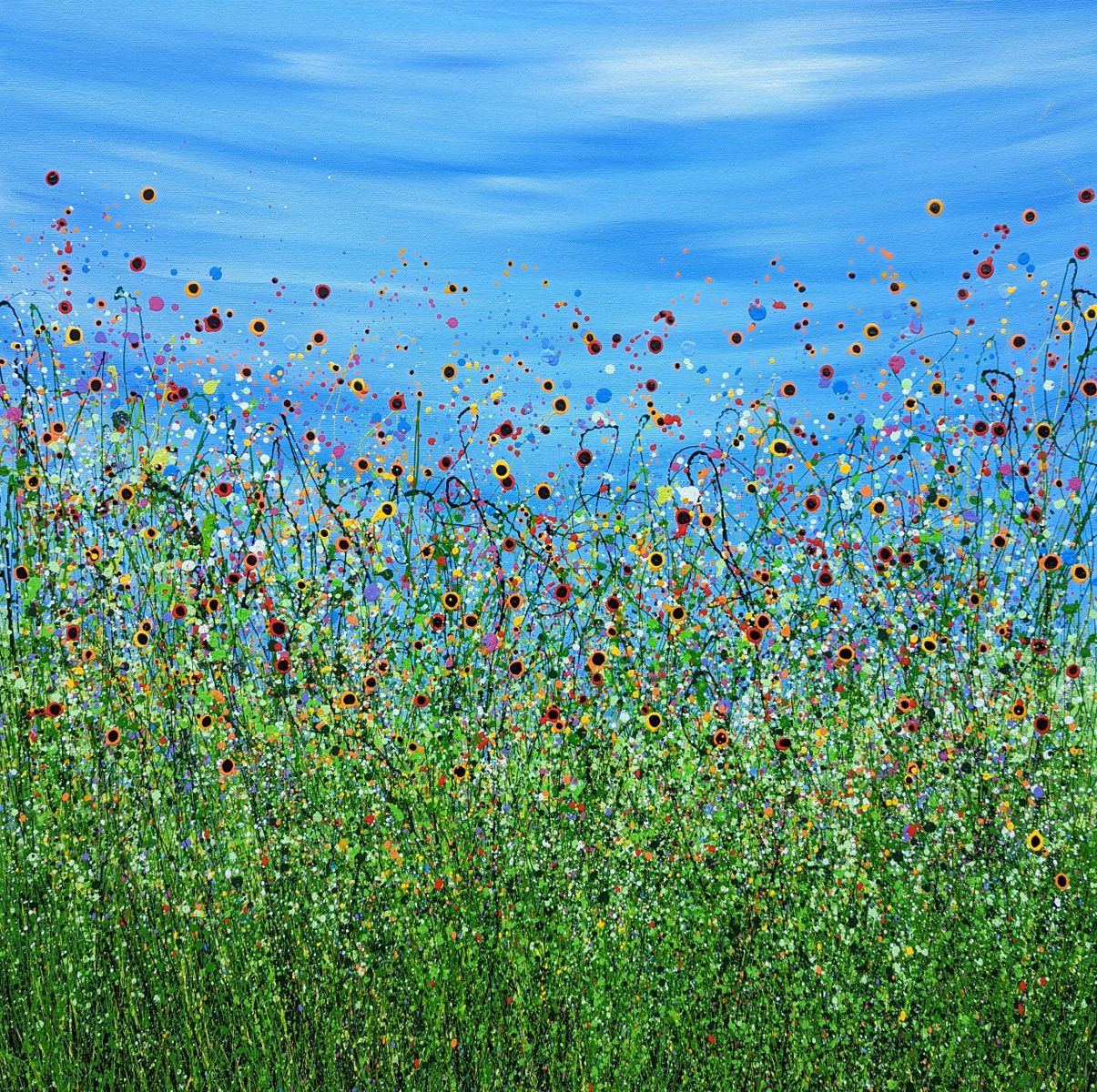 Morning Poppy Meadows #17 by Lucy Moore