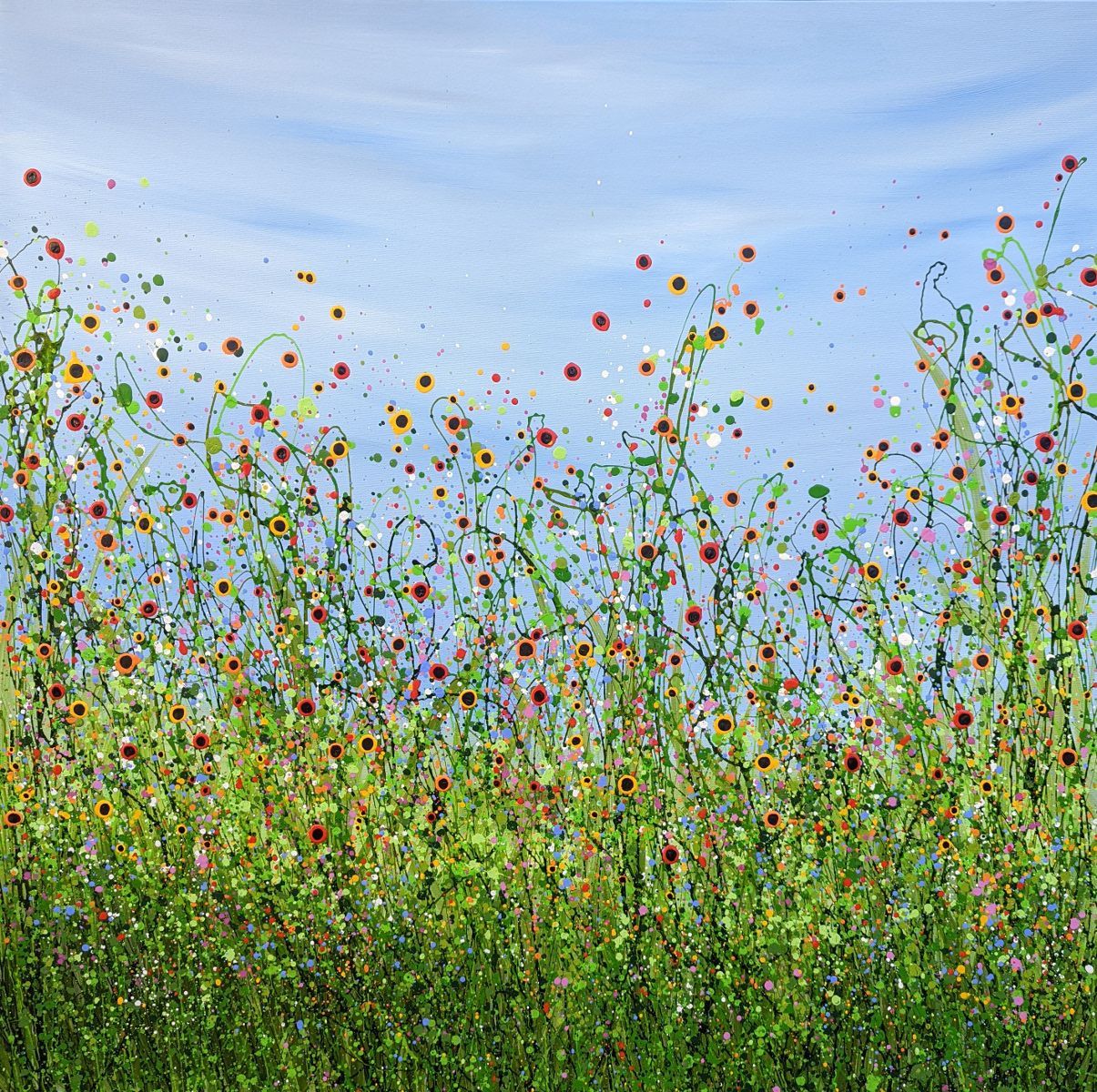 Morning Poppy Meadows #20 by Lucy Moore