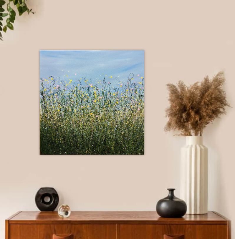 Muted Spring Meadow by Lucy Moore - Secondary Image