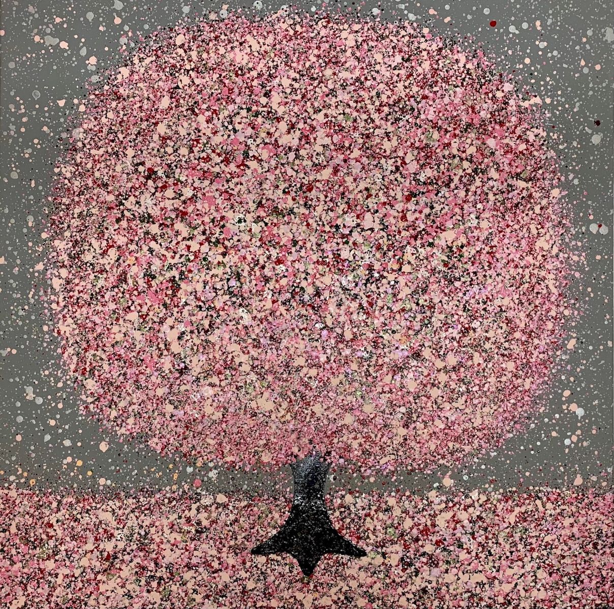 Cherry Blossom Storm III by Nicky Chubb