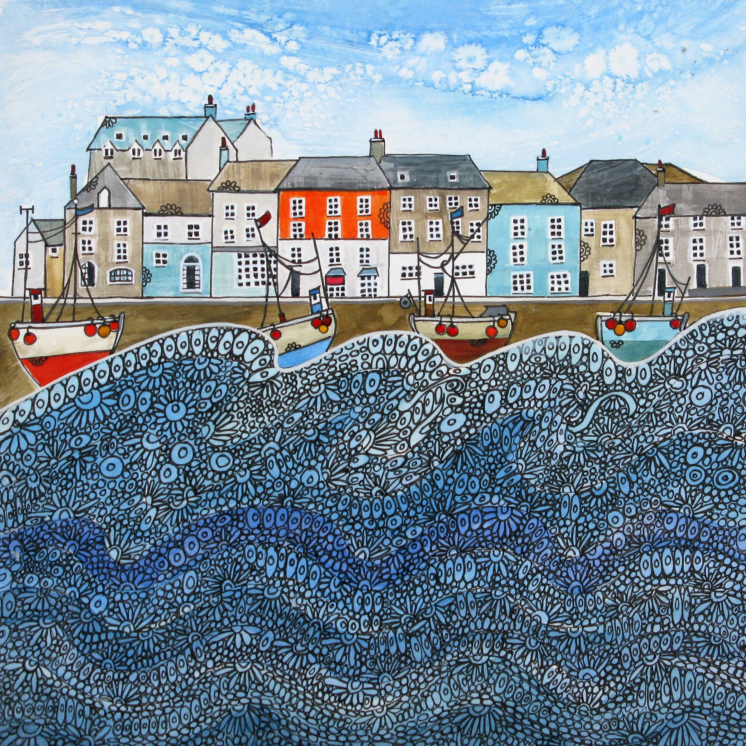 Padstow Harbour, Bobbing Along by Anya Simmons