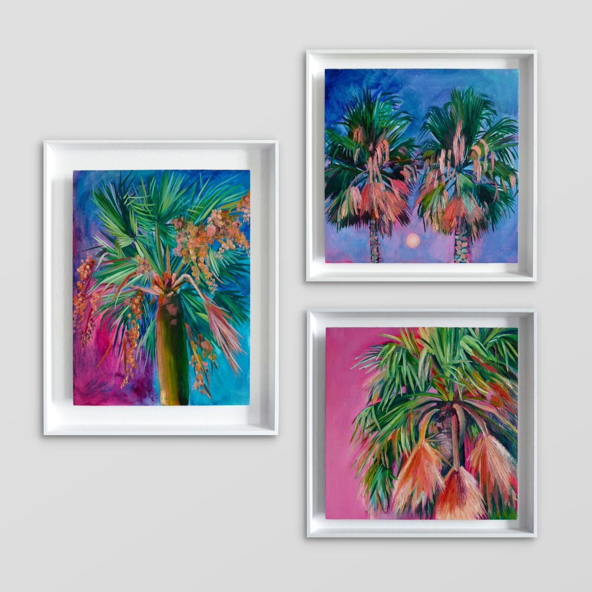 Palm Tree Trio by Alanna Eakin