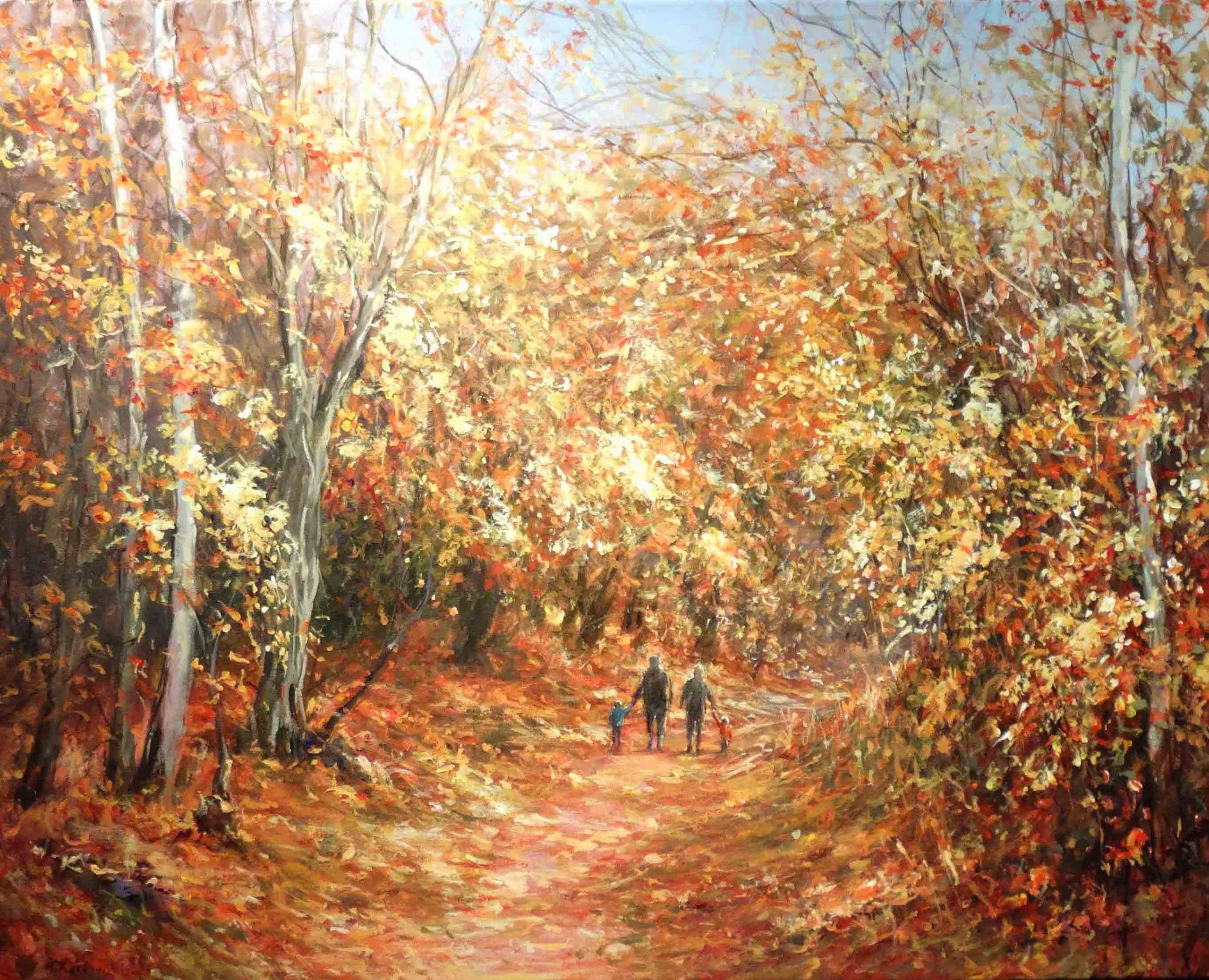 Autumn Walk by Mariusz Kaldowski